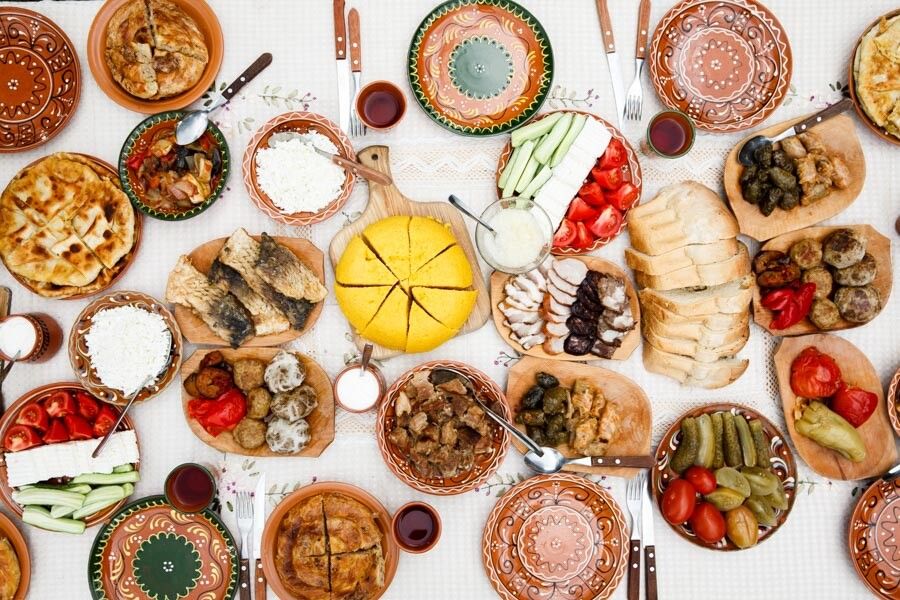 Romanian Cold Cuts and Salads