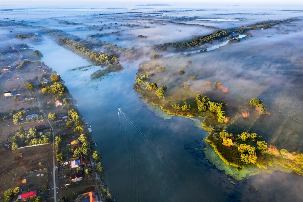 Magic morning in the Danube Delta