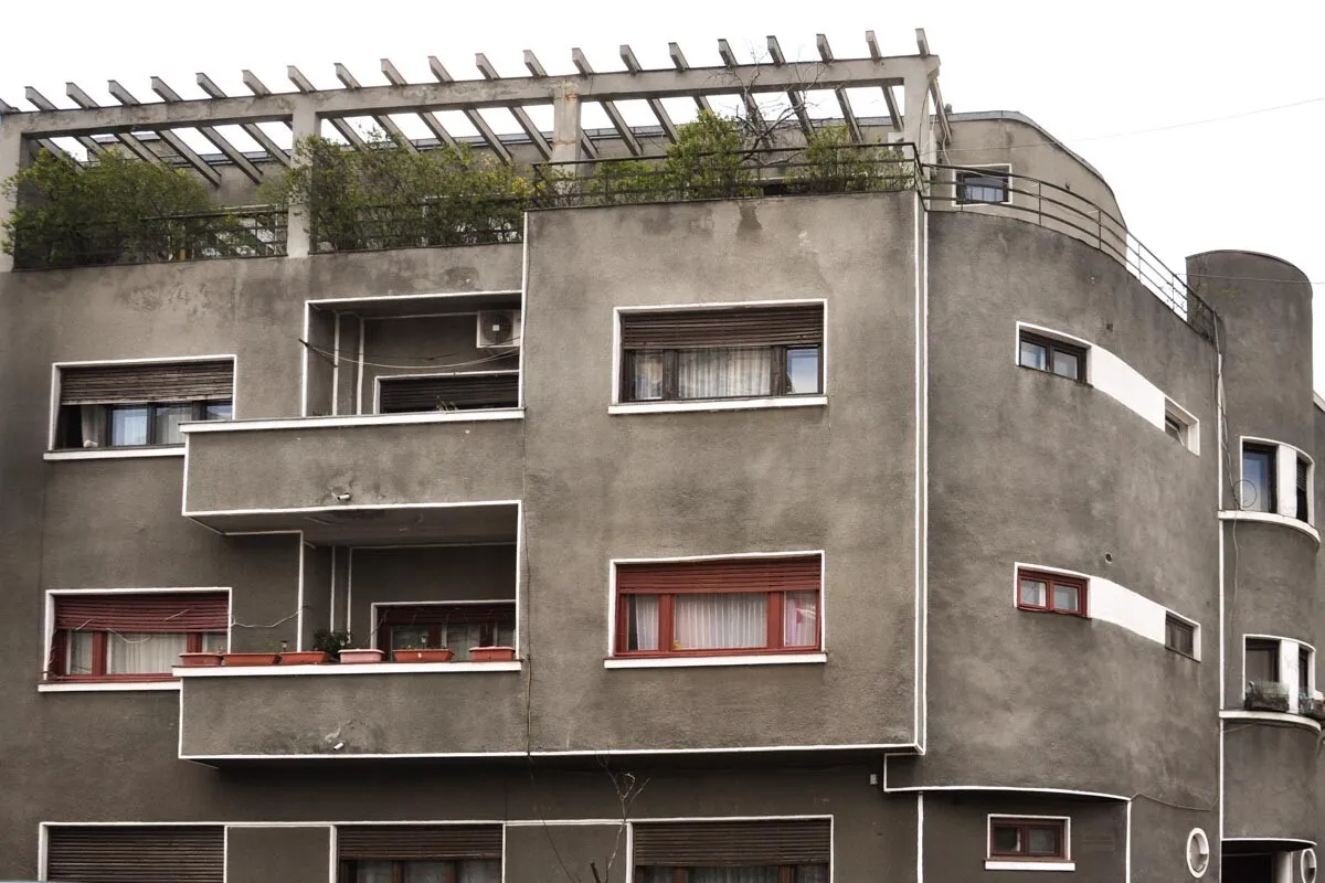 Marcel Iancu modernist building, Bucharest