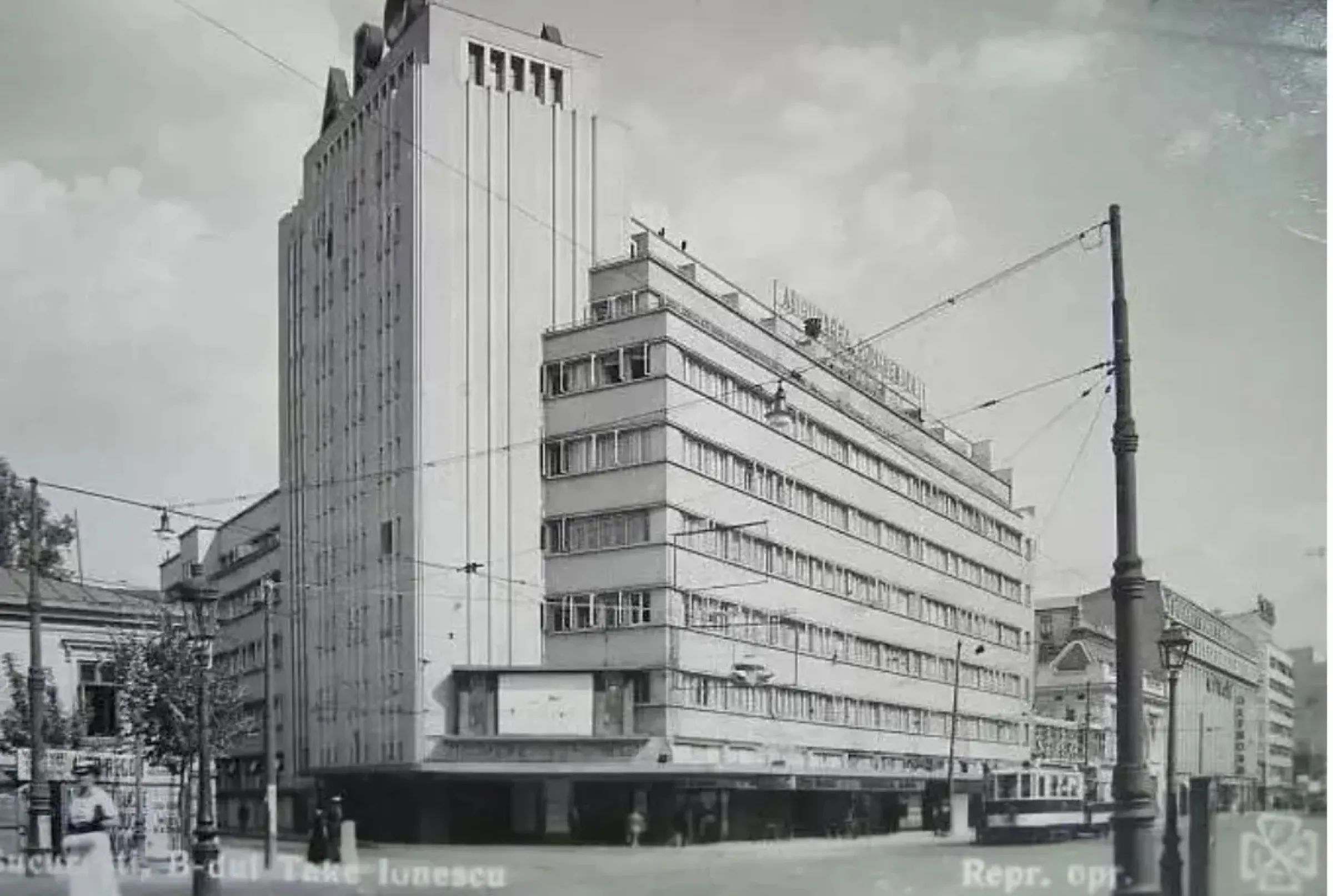 The ARO Building (Cinema Patria), Bucharest, Horia Creangă 1929-1931, photographed in the 1930s