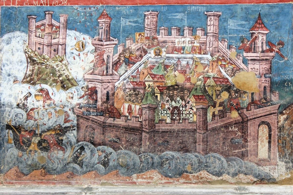 Siege of Constantinople - Moldovita Monastery