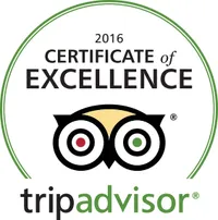 Tripadvisor Certificate of Excellence 2016