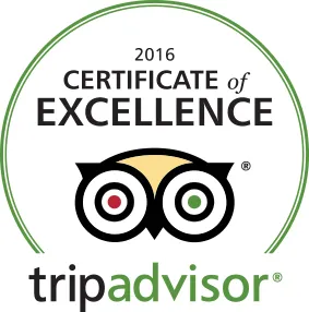 Tripadvisor Certificate of Excellence 2016