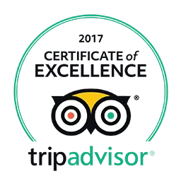 Tripadvisor Certificate of Excellence 2017